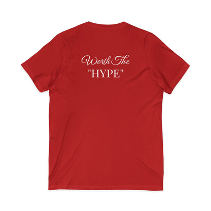 JESUS IS... Worth The "HYPE" V-Neck Tee