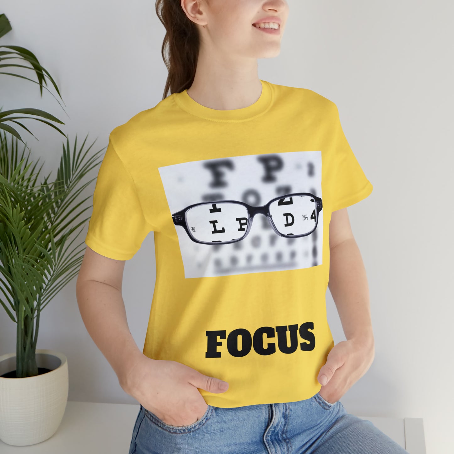 Unisex Jersey Short Sleeve Tee-FOCUS