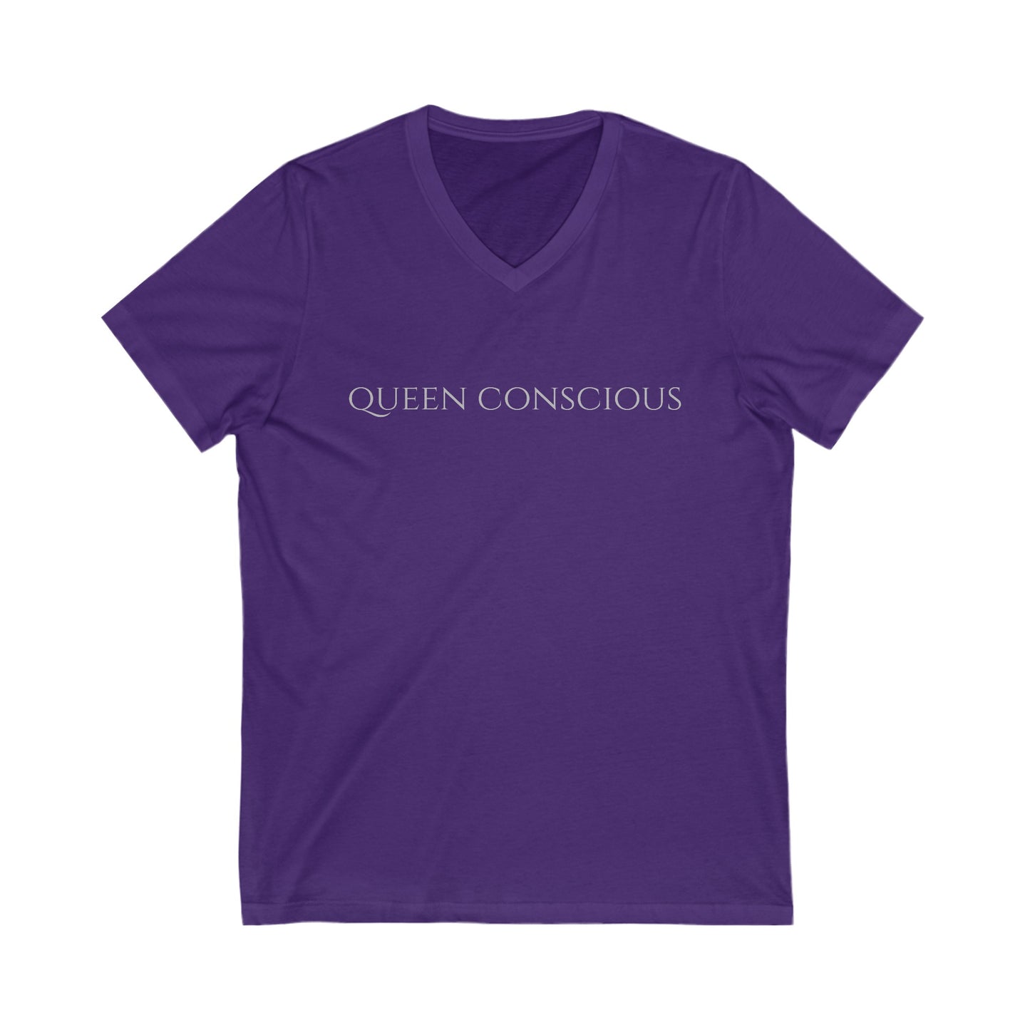 Unisex Jersey Short Sleeve V-Neck-Queen Conscious