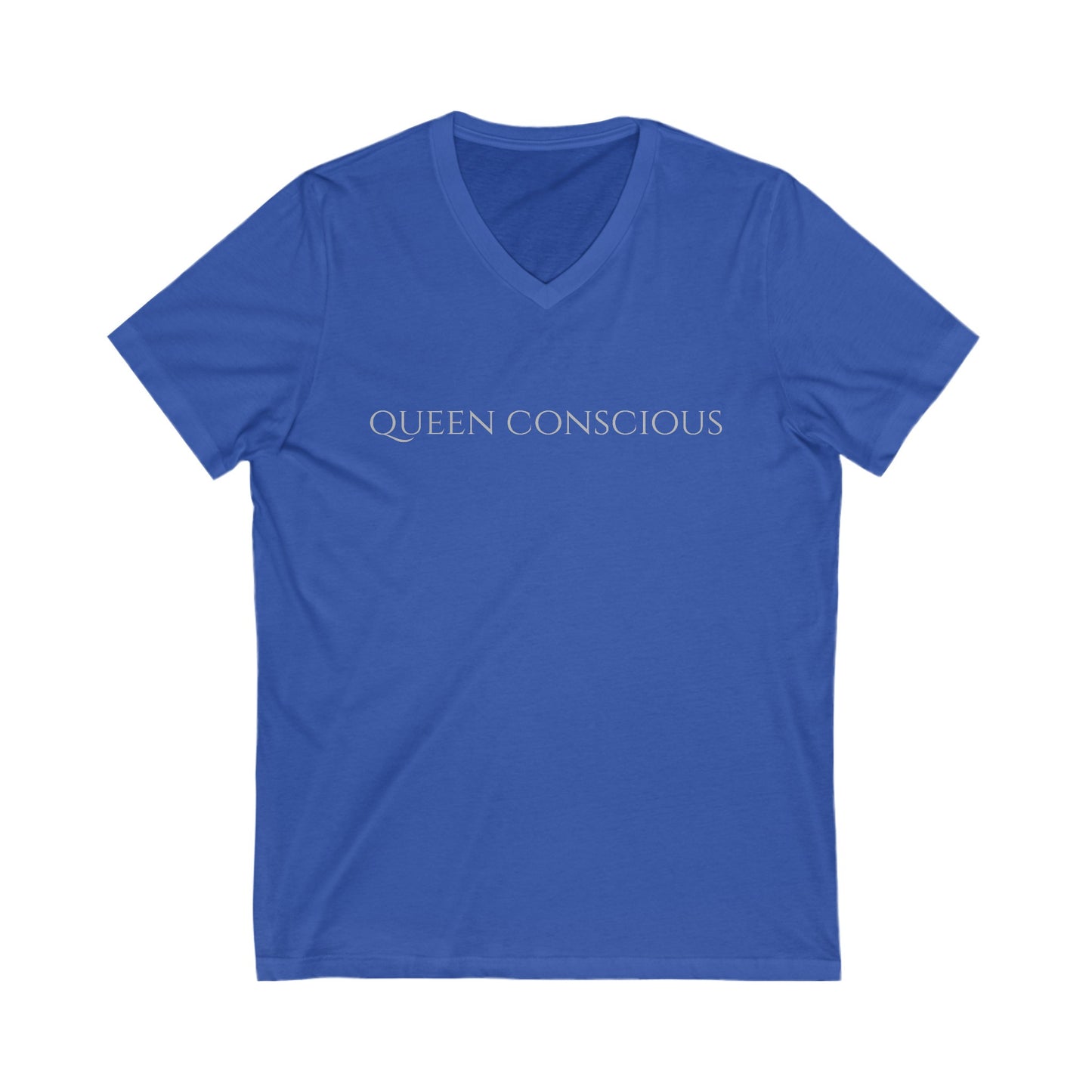 Unisex Jersey Short Sleeve V-Neck-Queen Conscious