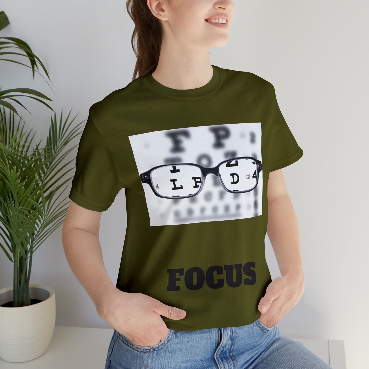 Unisex Jersey Short Sleeve Tee-FOCUS