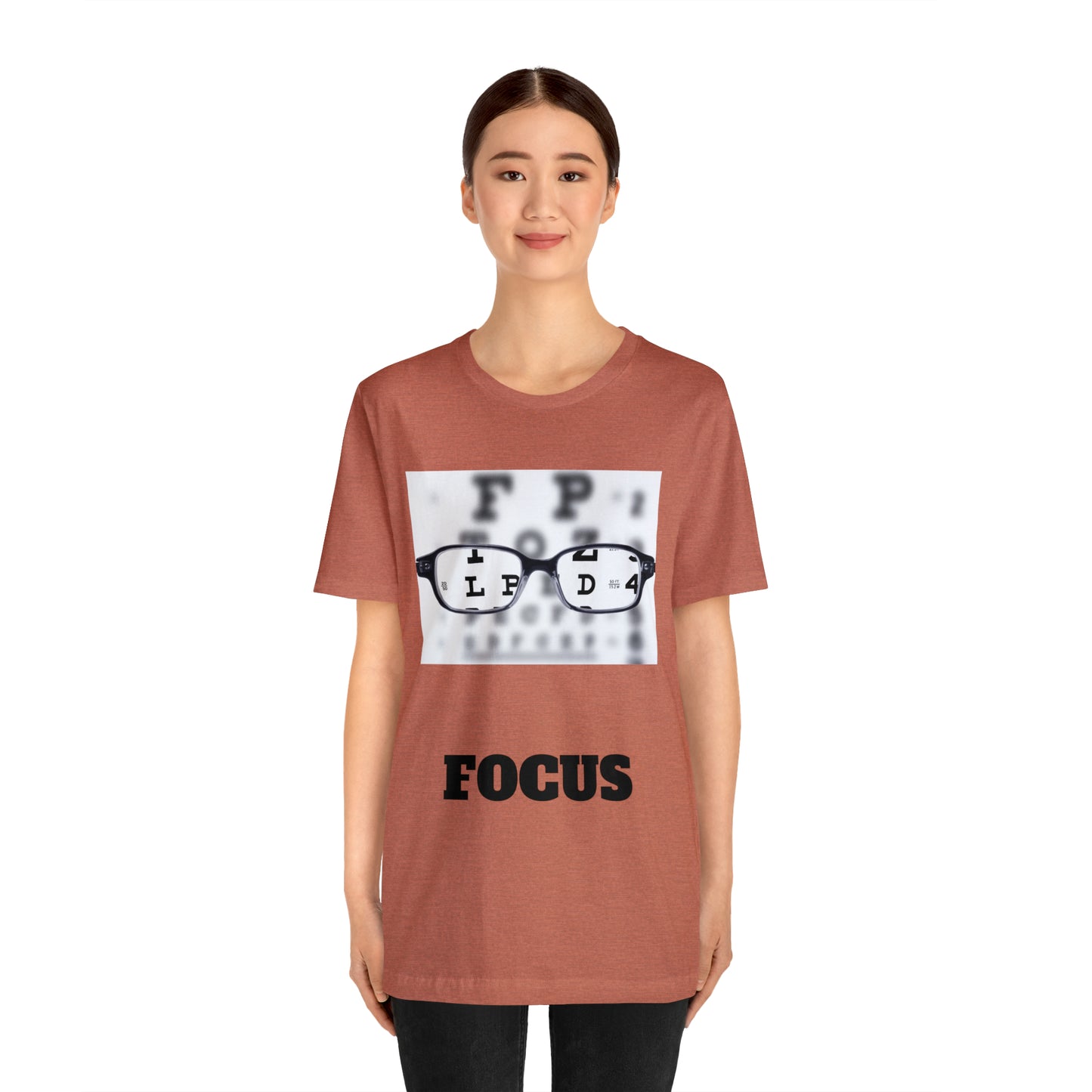 Unisex Jersey Short Sleeve Tee-FOCUS