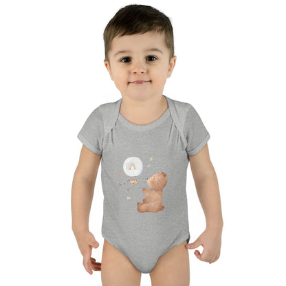 Infant Baby Rib Bodysuit-Bear Bear