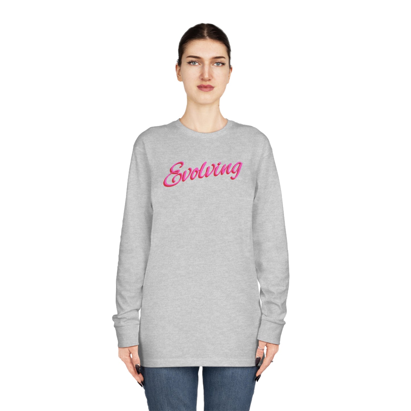 Women's Long Sleeve Crewneck-Evolving