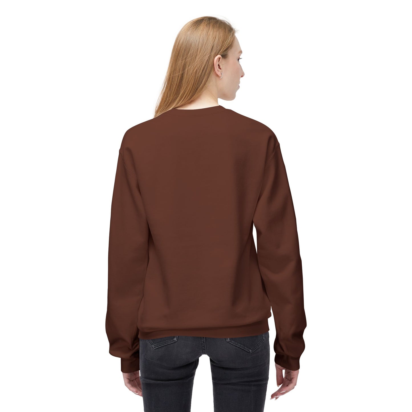 Unisex Midweight Softstyle Fleece Crewneck Sweatshirt-MOM TOLD YOU