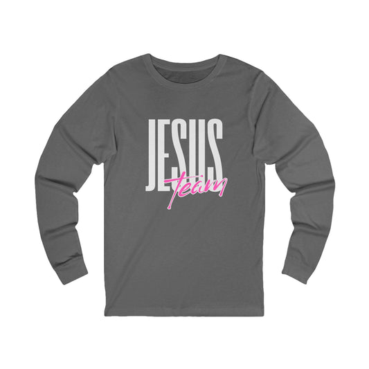 Unisex Jersey Long Sleeve-JESUS team-black