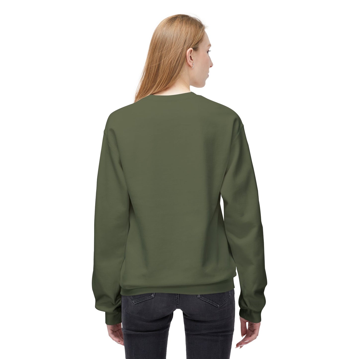 Unisex Midweight Softstyle Fleece Crewneck Sweatshirt-MOM TOLD YOU