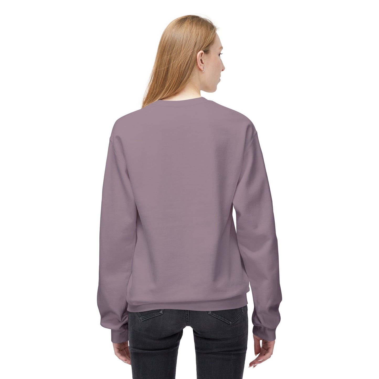 Unisex Midweight Softstyle Fleece Crewneck Sweatshirt-MOM TOLD YOU