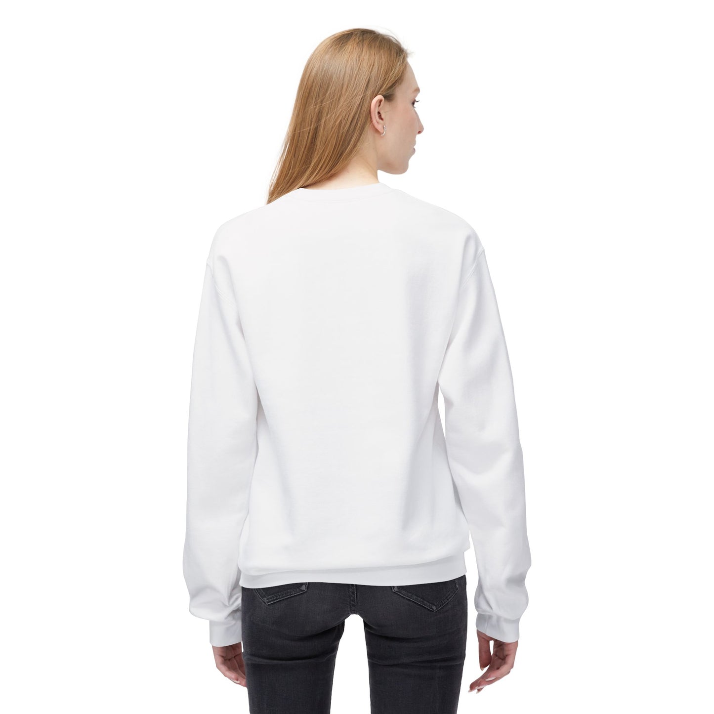 Unisex Midweight Softstyle Fleece Crewneck Sweatshirt-MOM TOLD YOU