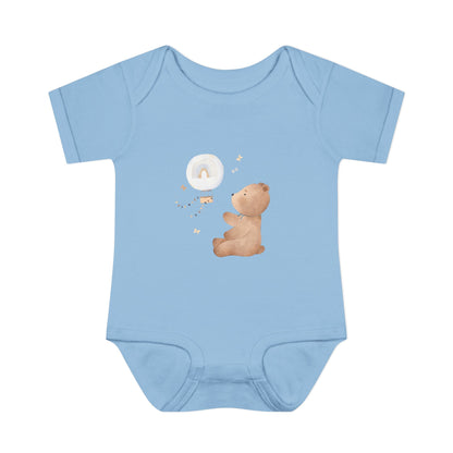 Infant Baby Rib Bodysuit-Bear Bear