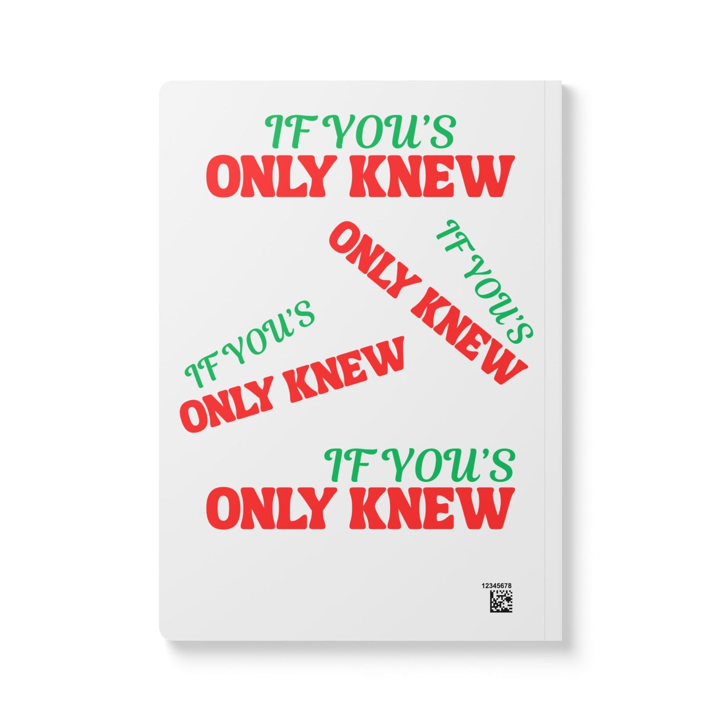 Damaged BUT Not Done Softcover Journal Index, Ideal for Organization & Reflection-White