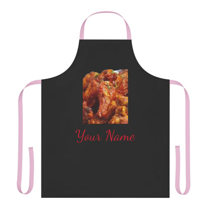 Apron, 5-Color Straps (AOP) Your Name-Your Picture