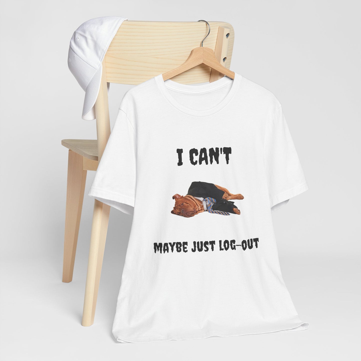 Unisex Jersey Short Sleeve-I CAN'T