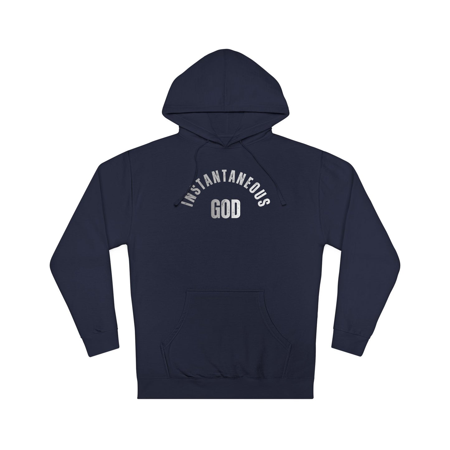 MINT Classic Hoodie - "INSTANTANEOUS GOD" Minimal Pullover for Custom Printing
