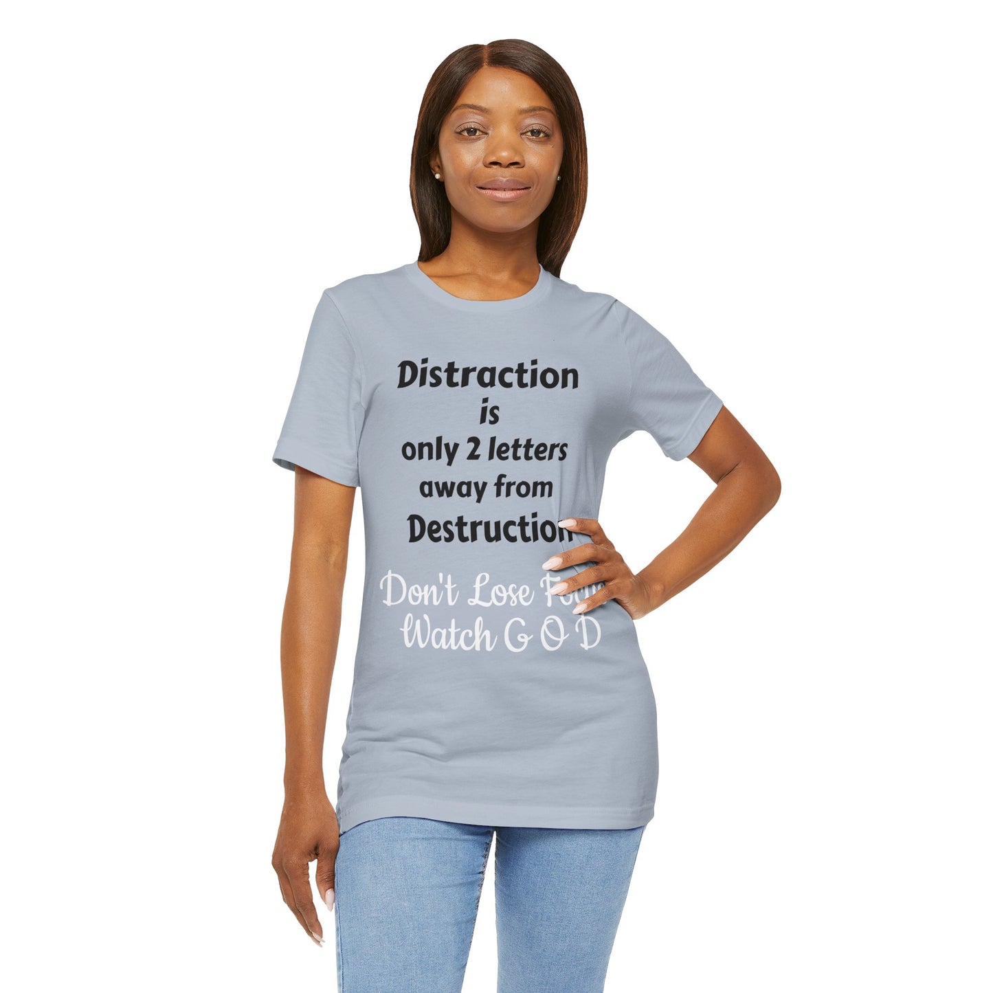 Unisex Jersey Short Sleeve-Distraction-Destruction