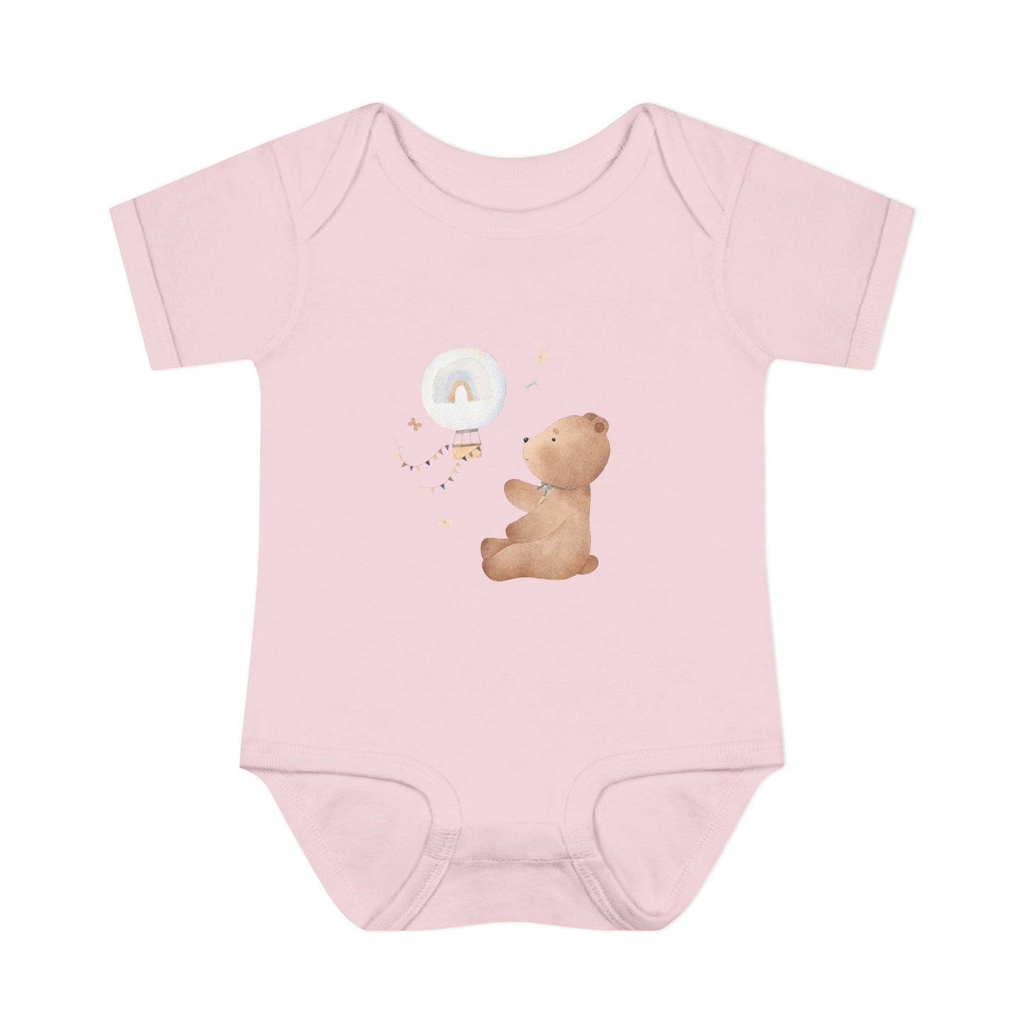 Infant Baby Rib Bodysuit-Bear Bear