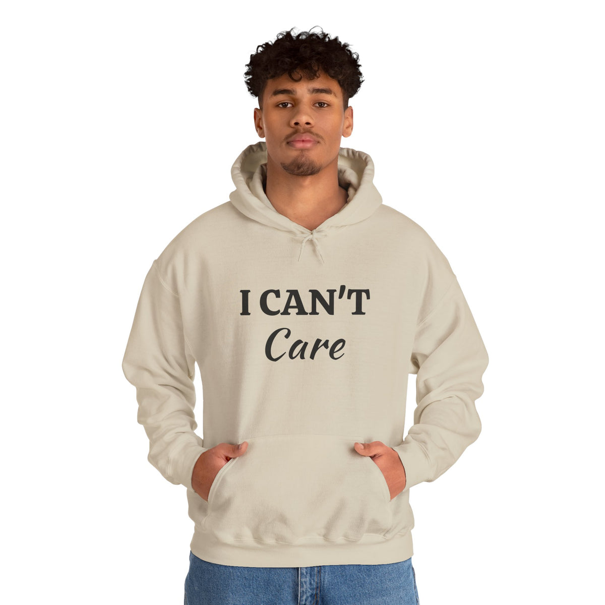 I CAN'T CARE-Classic Pullover Hoodie
