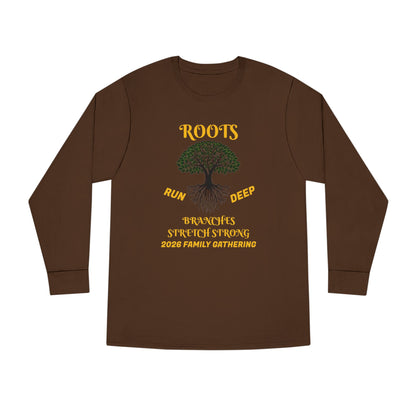 Copy of Long Sleeve Crewneck Tee Roots Run Deep-Branches Stretch Strong-2025 Family Gathering 2