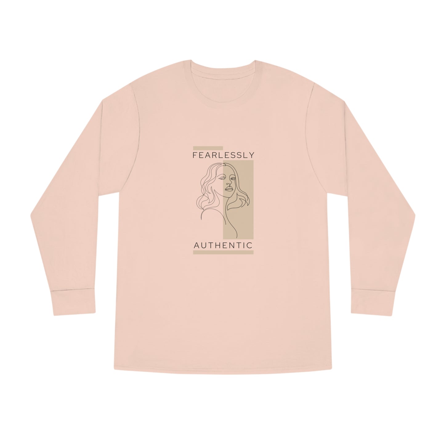 Women's Long Sleeve Crewneck-Fearlessly Authentic