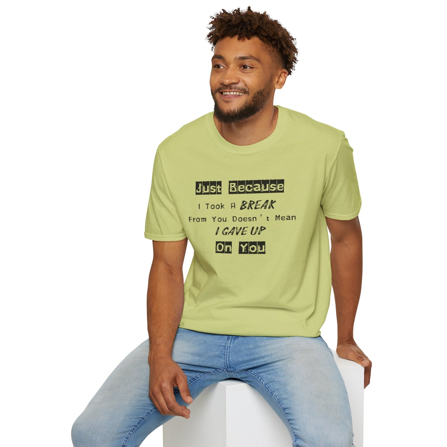 Unisex Softstyle T-Shirt-Took A Break