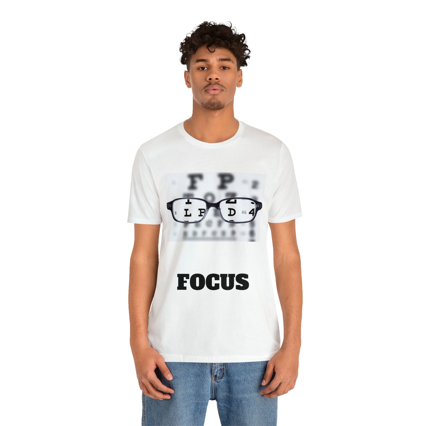 Unisex Jersey Short Sleeve Tee-FOCUS