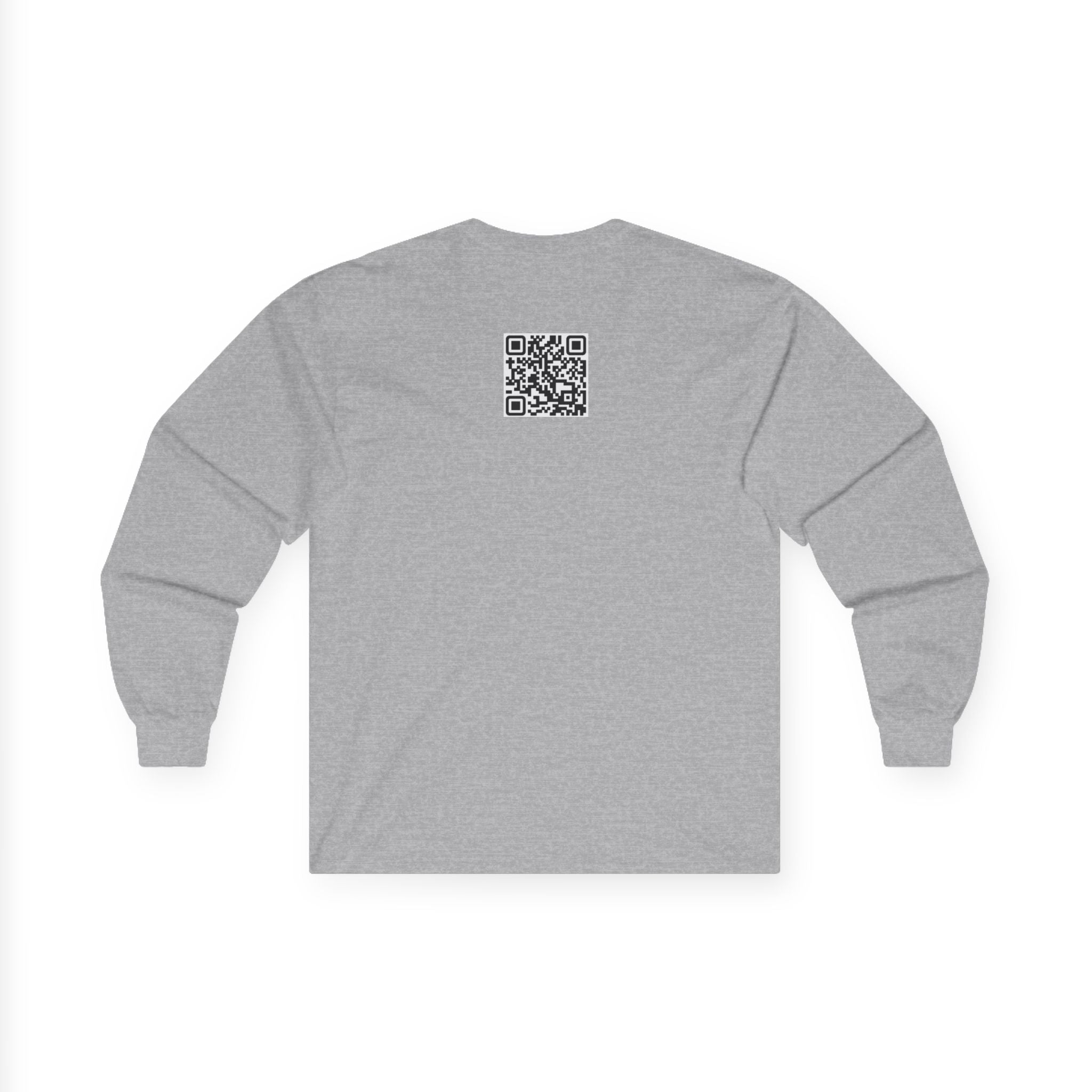 Unisex Ultra Cotton Long Sleeve-Logo & QR Code