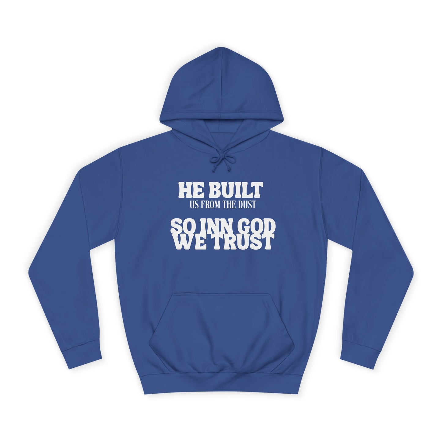 Unisex College Hoodie-INN GOD WE TRUST