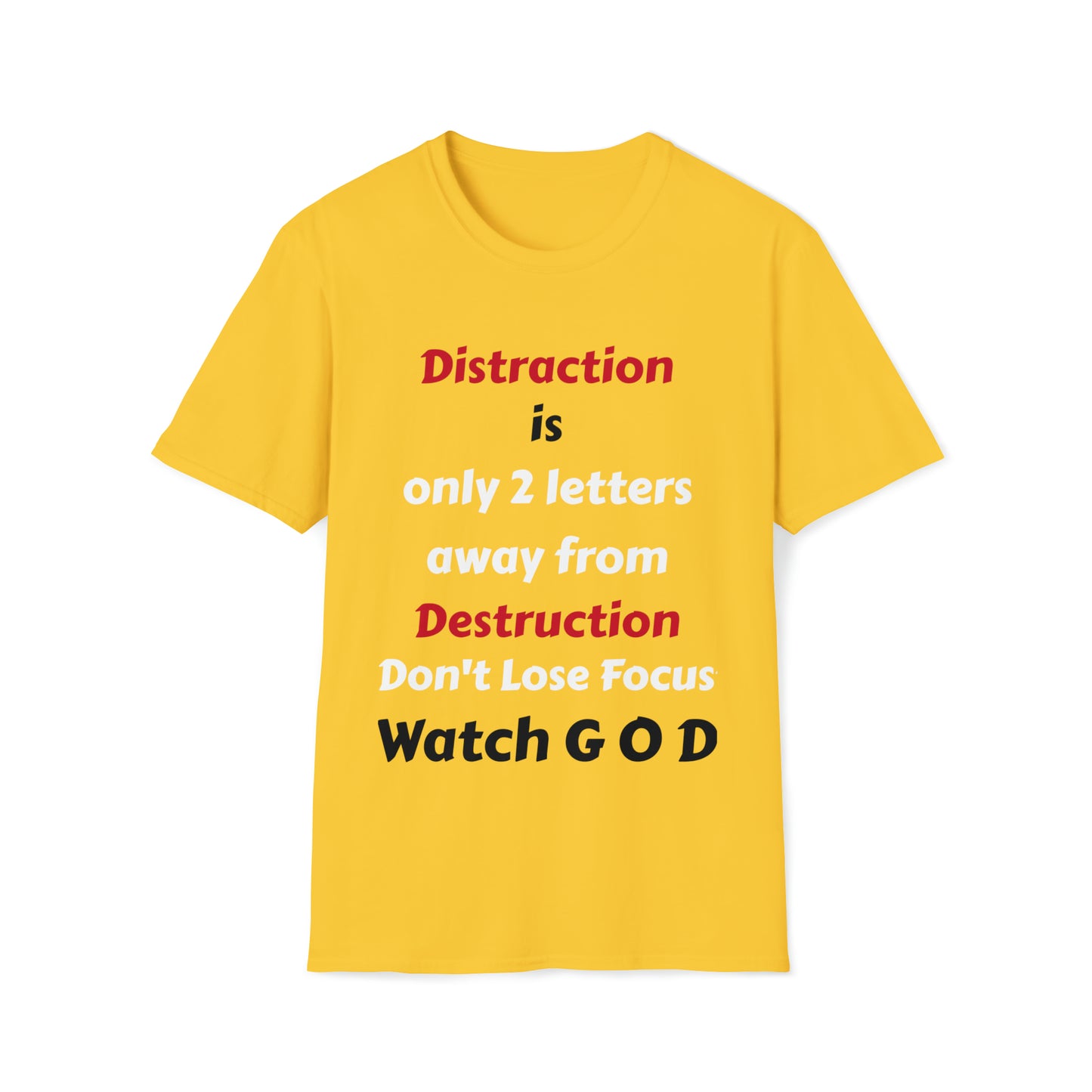 Unisex Softstyle T-Shirt-Distraction-Destruction