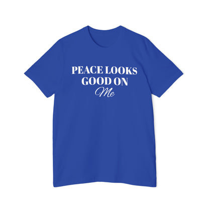 USA-Made Unisex Short Sleeve Jersey-PEACE LOOKS GOOD ON ME