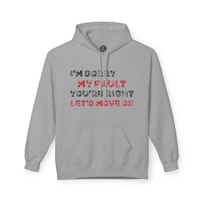 Unisex Midweight Softstyle Fleece Hoodie-LET IT GO