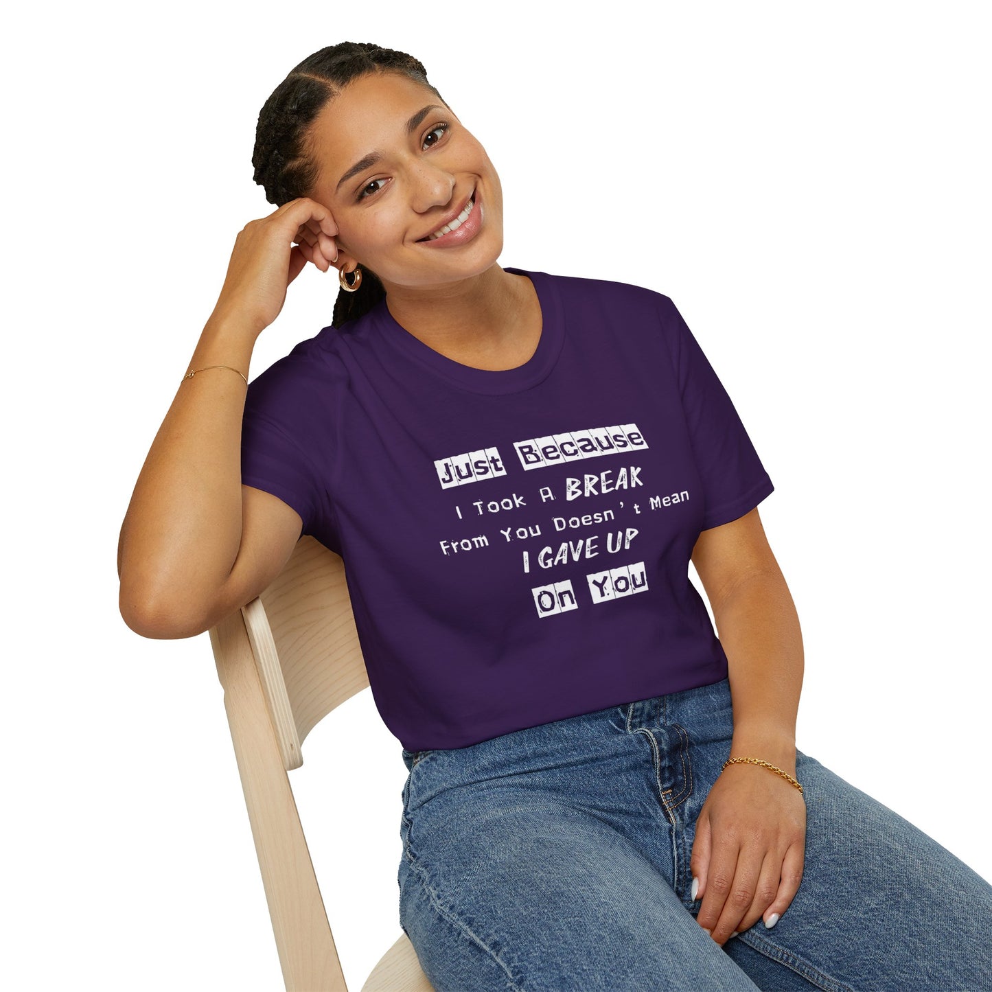 Unisex Softstyle T-Shirt-Took A Break