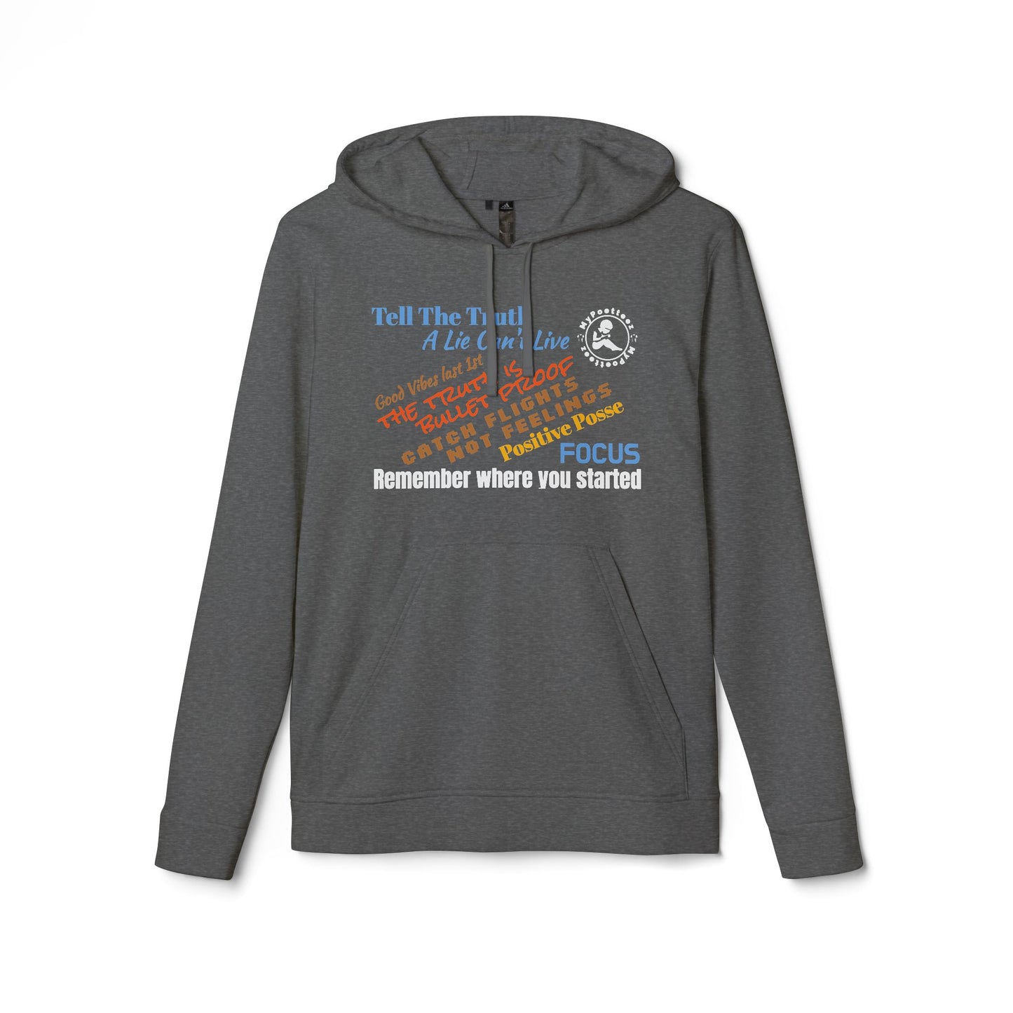 adidas Unisex Fleece Hoodie-INCLUSIVE No Back Print