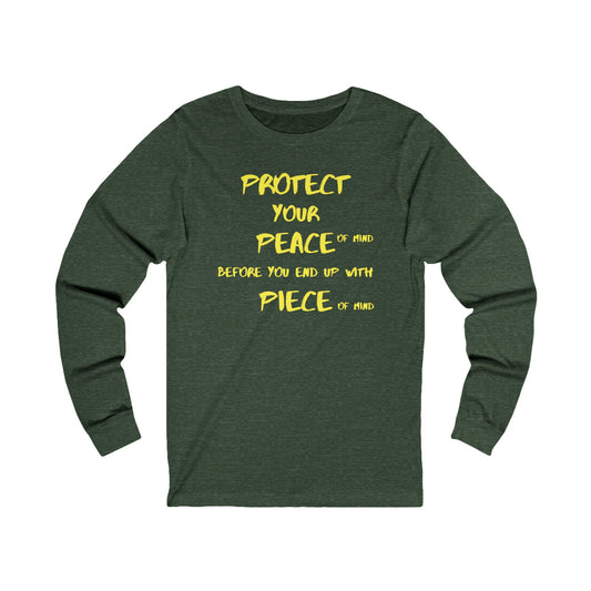 Unisex Jersey Long Sleeve-Peace/Piece Of Mind