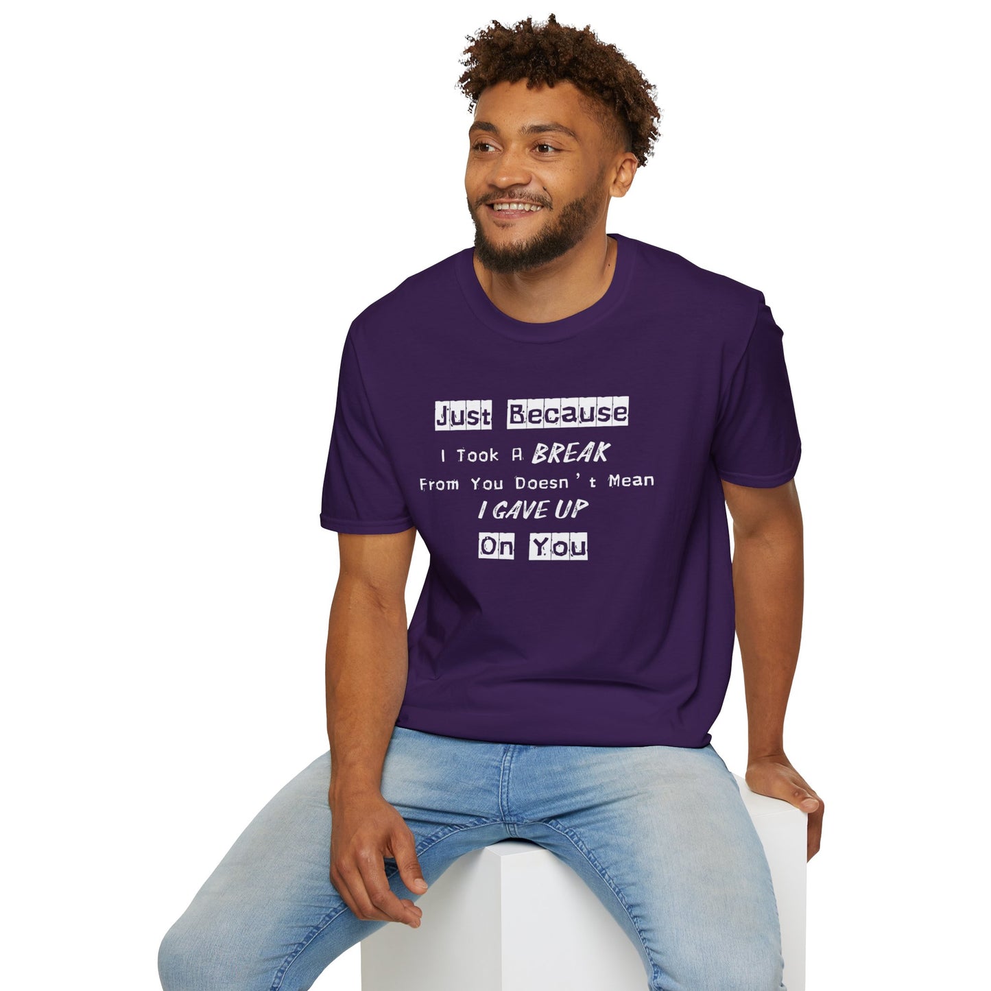 Unisex Softstyle T-Shirt-Took A Break