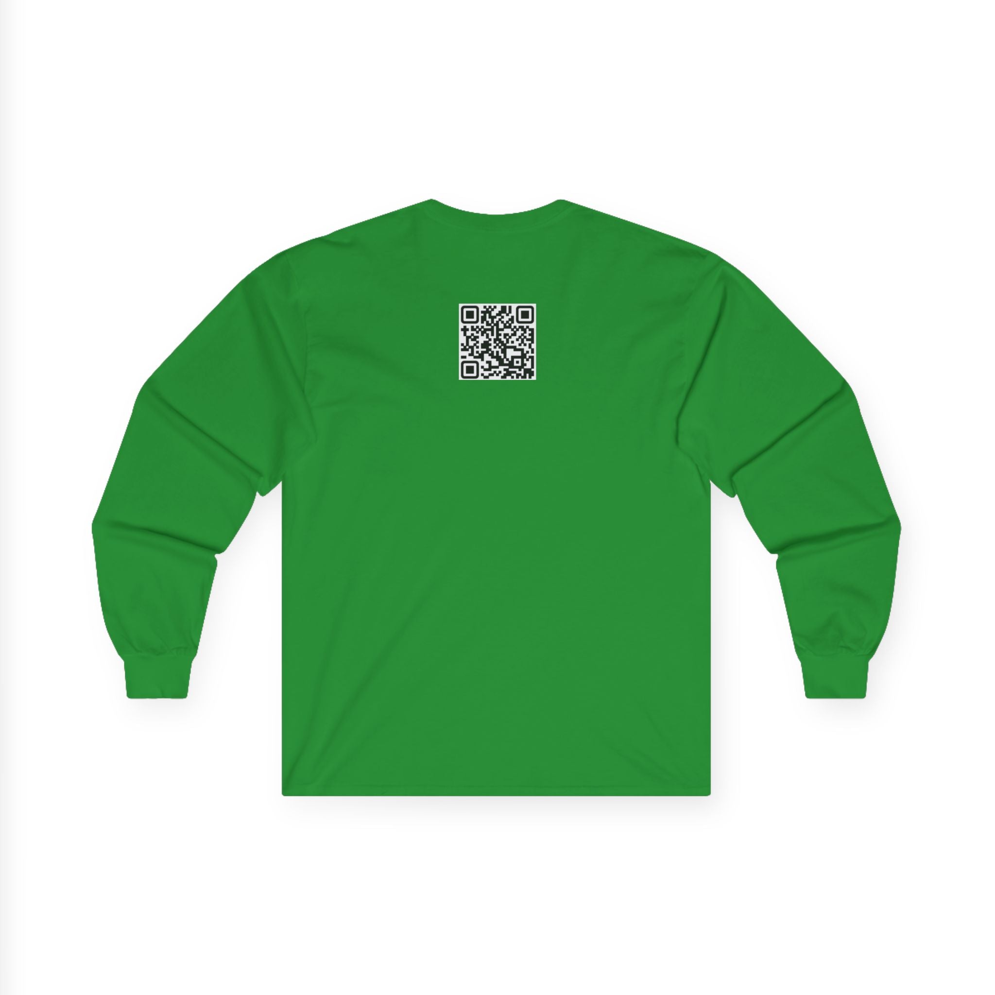 Unisex Ultra Cotton Long Sleeve-Logo & QR Code
