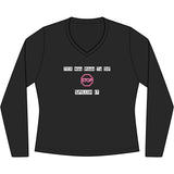Women's Long Sleeve V-Neck Tee — Everyday Casual Fan Favorite-TEA Was Made To SIP