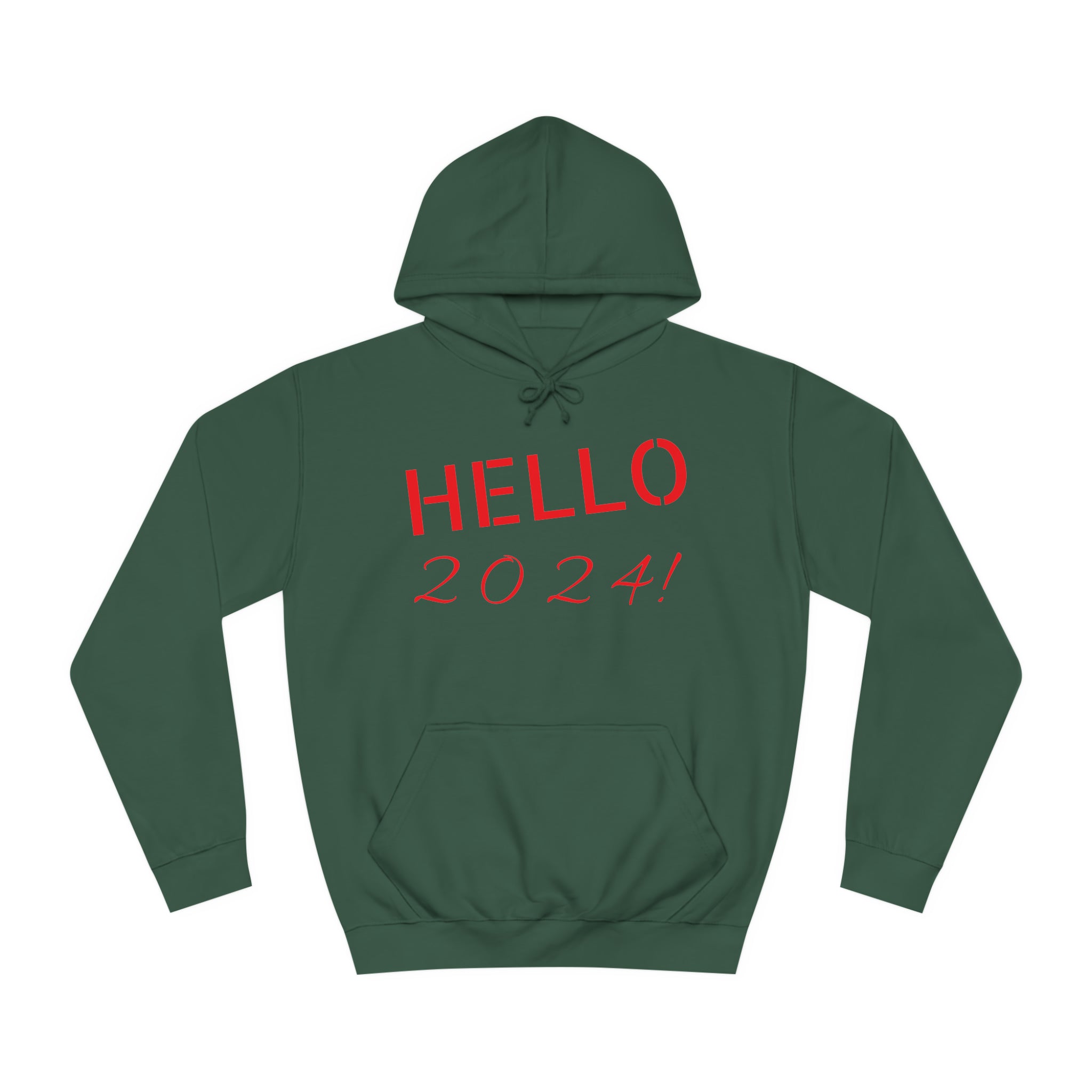 Unisex College Hoodie-Hello 2024!