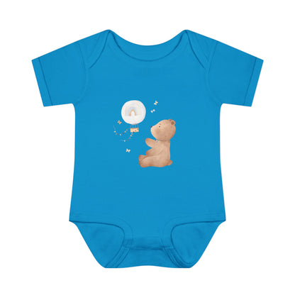 Infant Baby Rib Bodysuit-Bear Bear