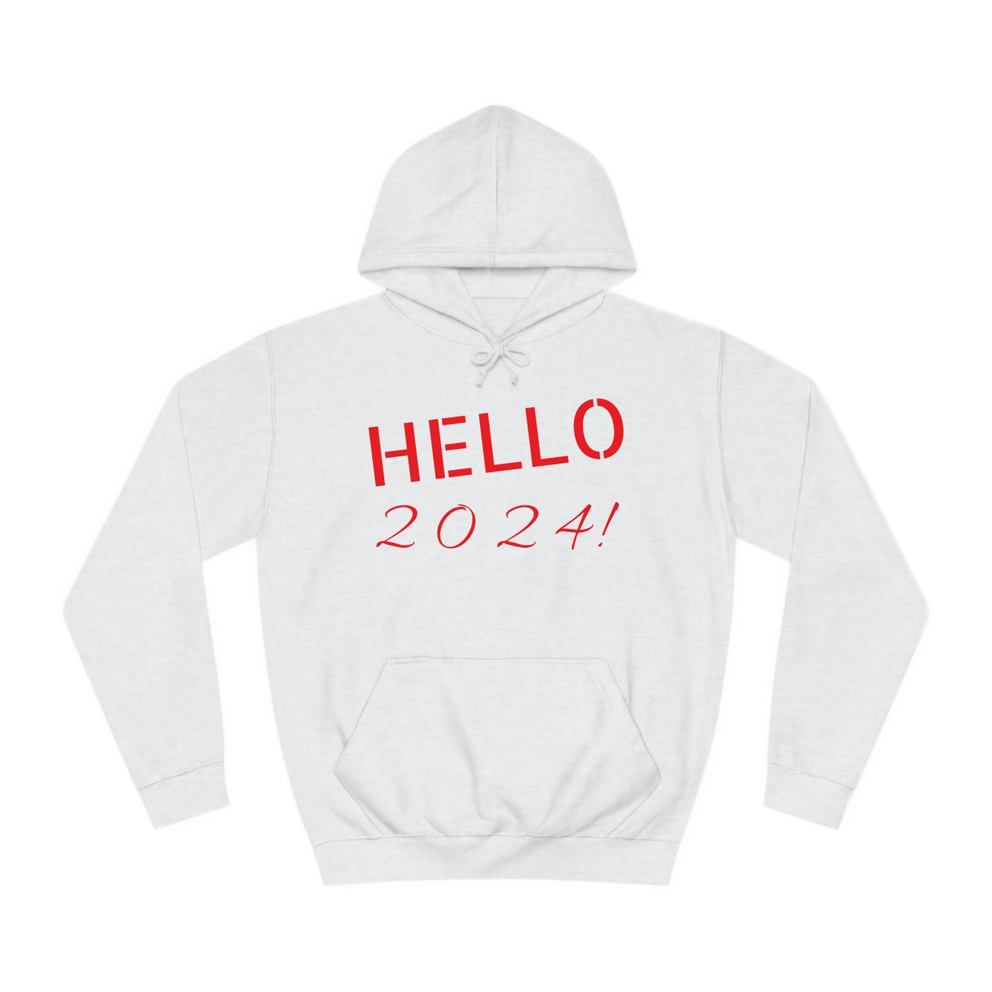 Unisex College Hoodie-Hello 2024!