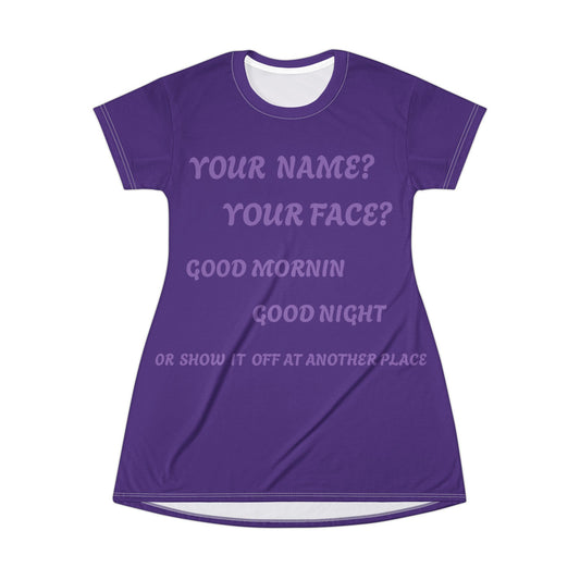 T-Shirt Dress (AOP) YOUR WAY