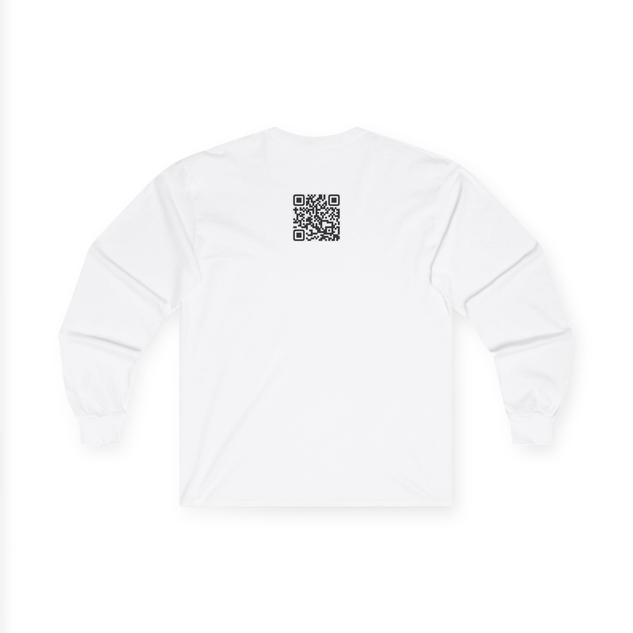 Unisex Ultra Cotton Long Sleeve-Logo & QR Code