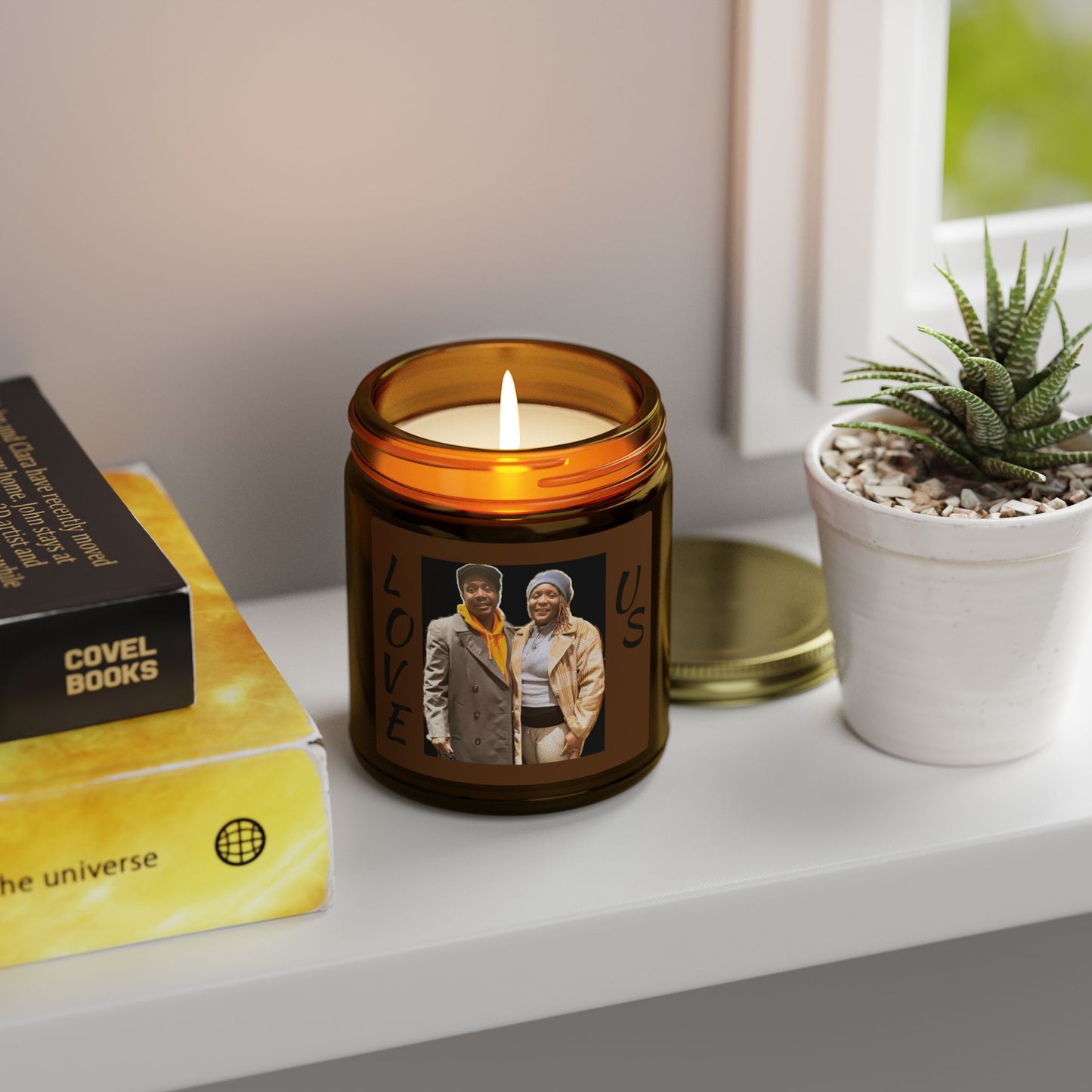 Scented Candles, Coconut Apricot Wax (4oz, 9oz)-Gifford LOVE US