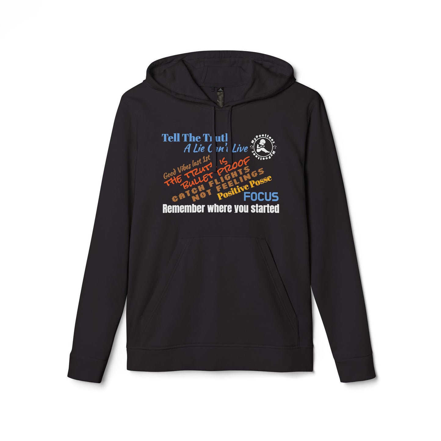 adidas Unisex Fleece Hoodie-Inclusive w/Back Print