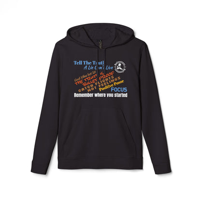 adidas Unisex Fleece Hoodie-Inclusive w/Back Print