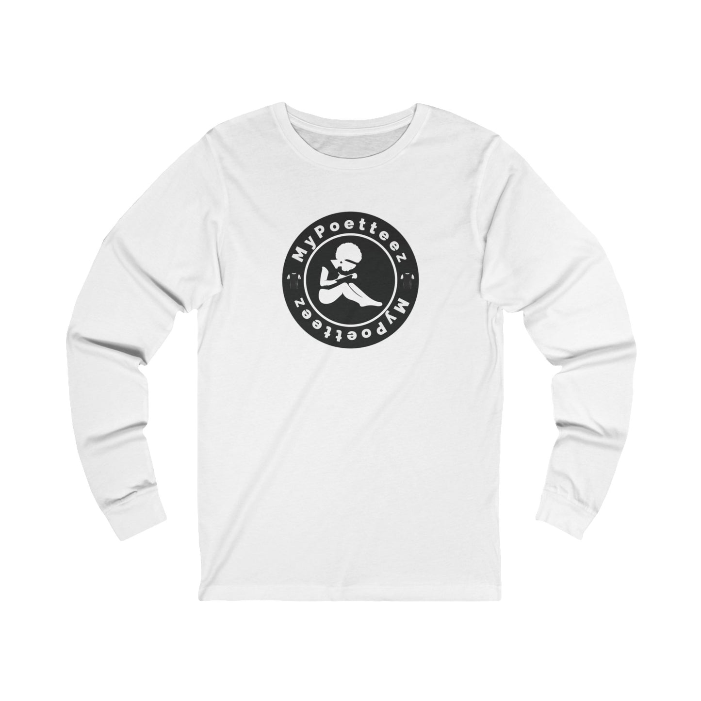 Unisex Jersey Long Sleeve Logo & QR Code