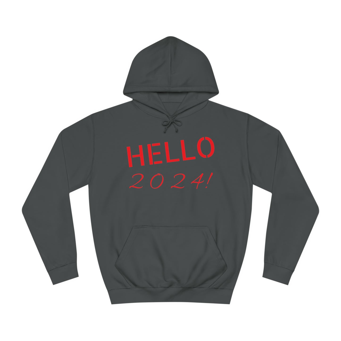 Unisex College Hoodie-Hello 2024!