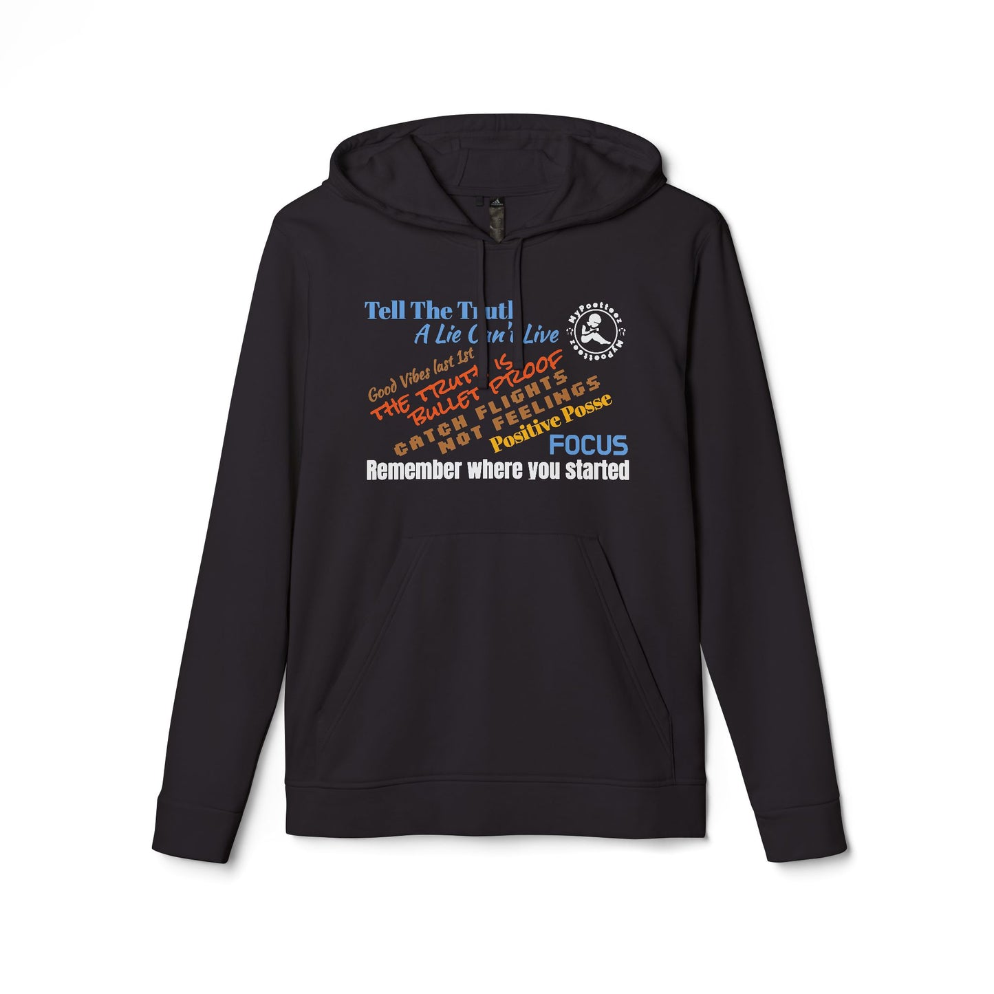 adidas Unisex Fleece Hoodie-INCLUSIVE No Back Print