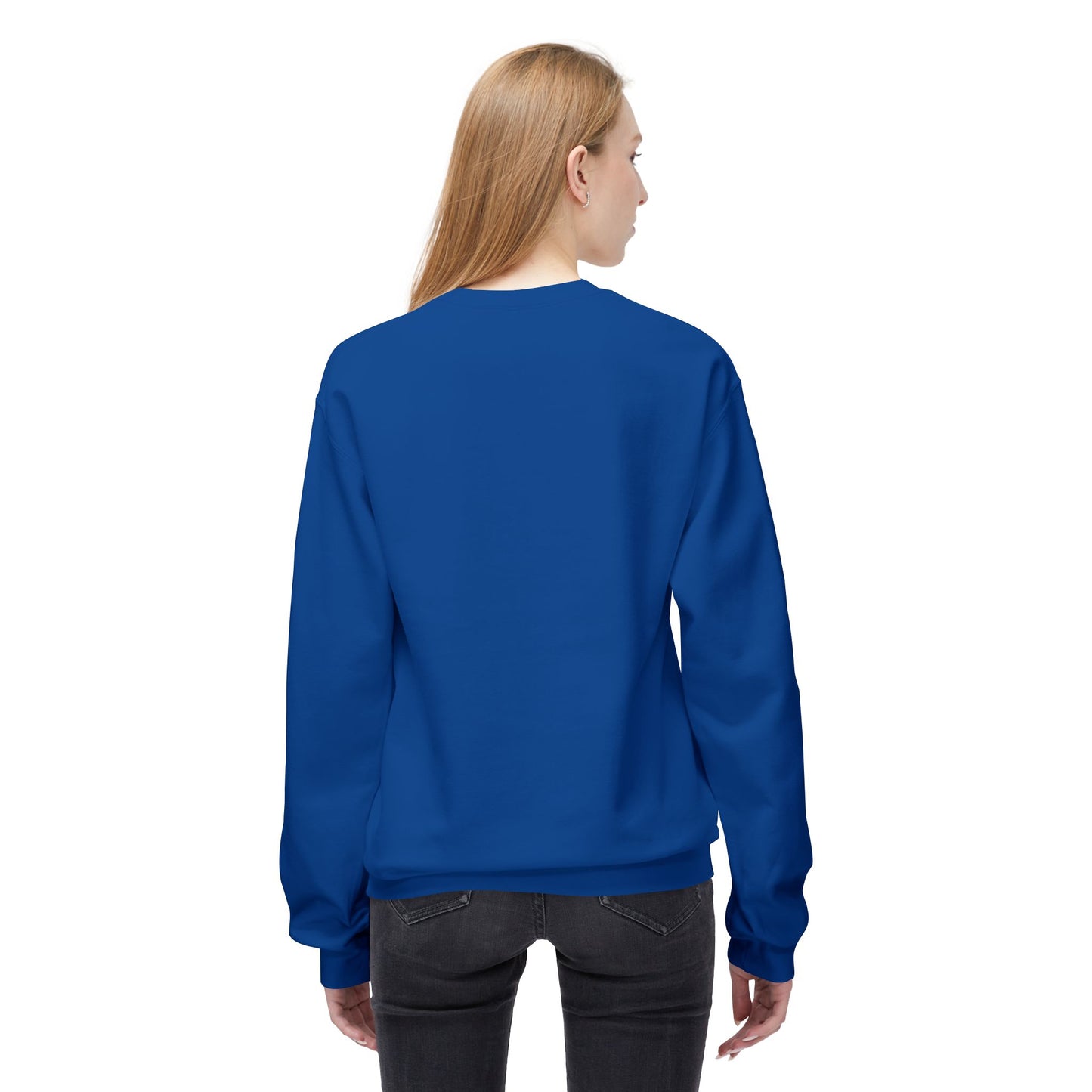Unisex Midweight Softstyle Fleece Crewneck Sweatshirt-MOM TOLD YOU