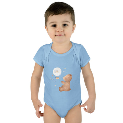 Infant Baby Rib Bodysuit-Bear Bear