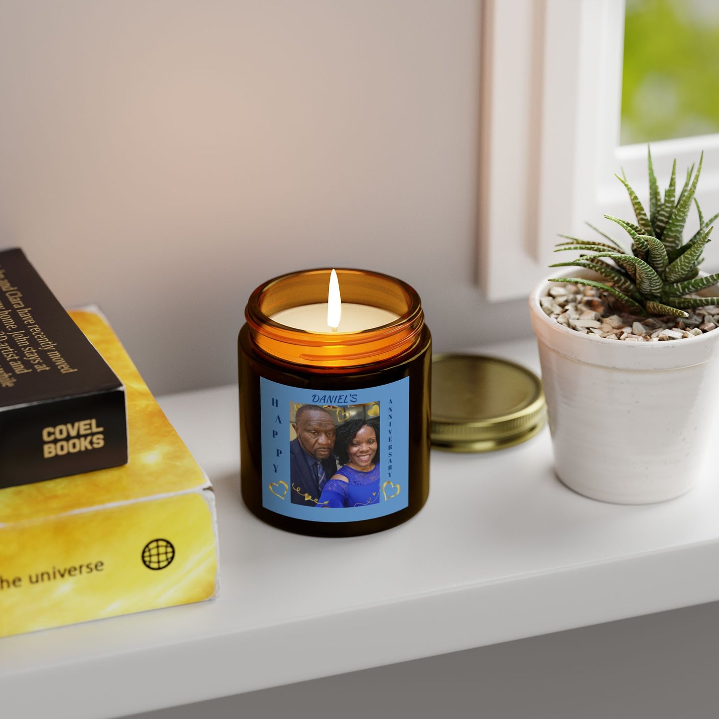 Scented Candles, Coconut Apricot Wax (4oz, 9oz)-DANIEL'S 3RD